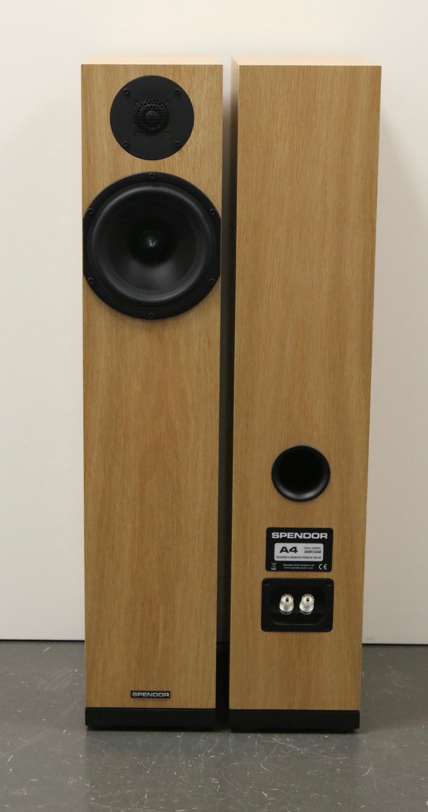 Spendor A4 eiche hell High-End Standlautsprecher
