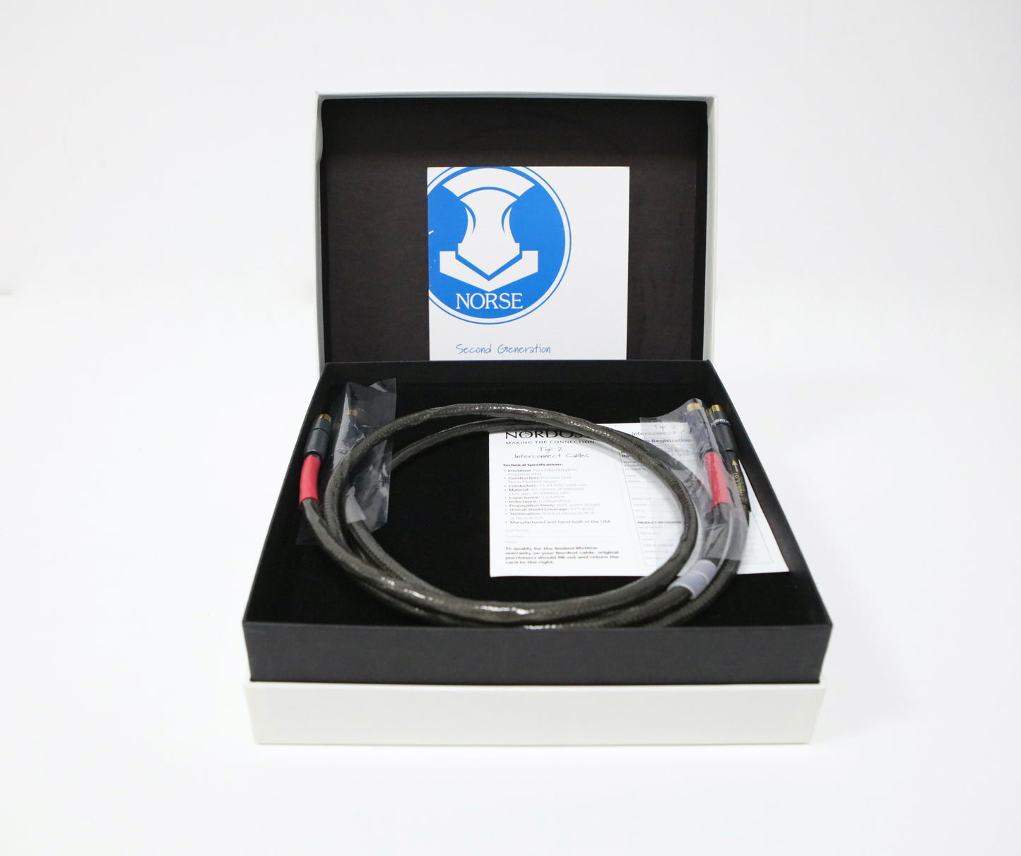 Nordost Tyr 2 RCA-RCA 1m Signalreinheit auf Referenzniveau