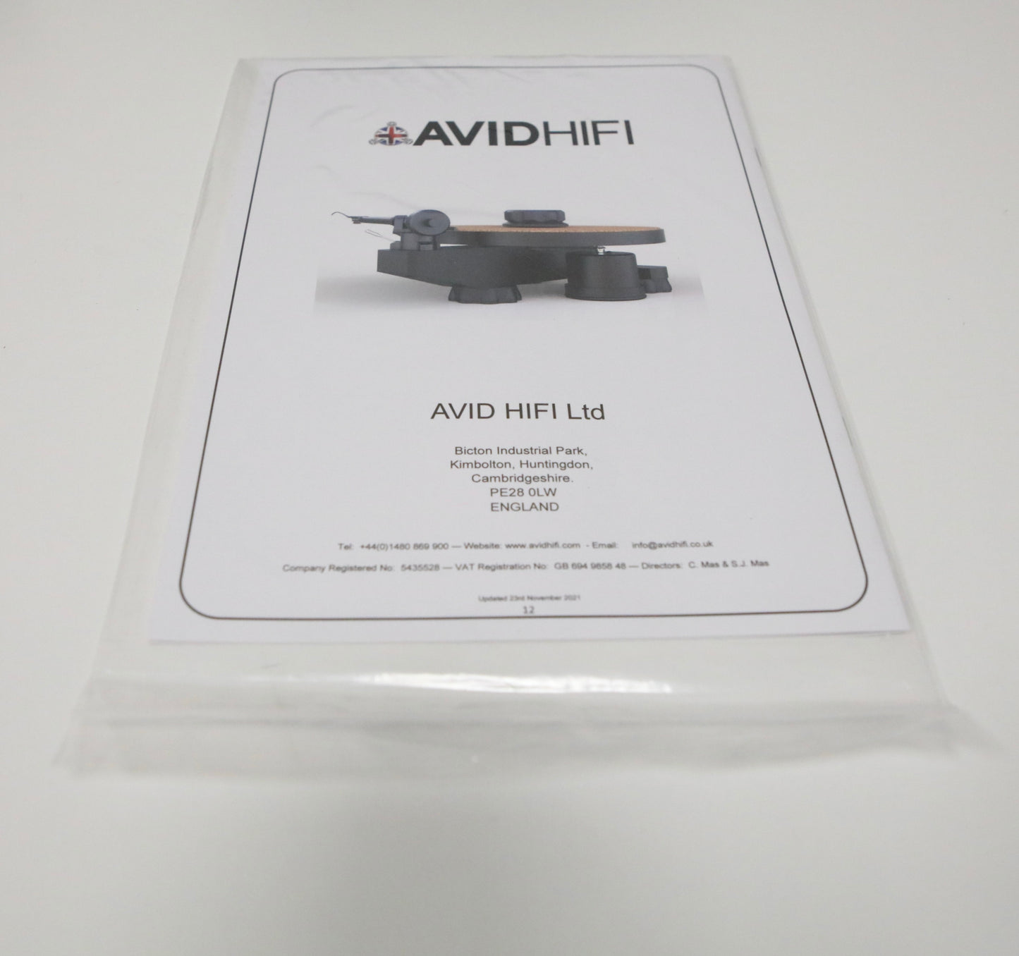 Avid Ingenium Plug&Play High-End Plattenspieler