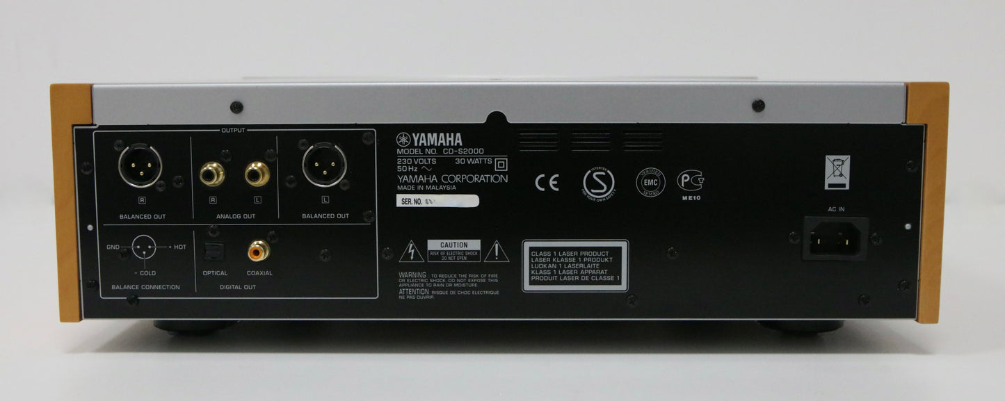 Yamaha CD-S2000 High-End SACD/CD-Player