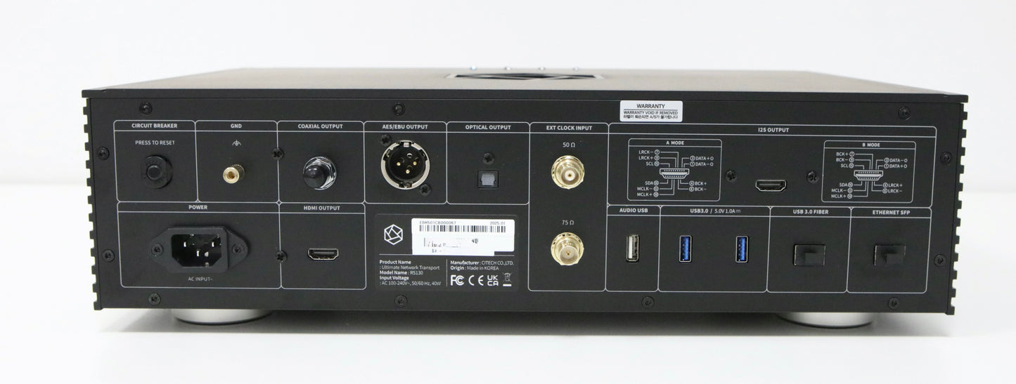 HiFi Rose RS 130 schwarz High-End Streamingtransport