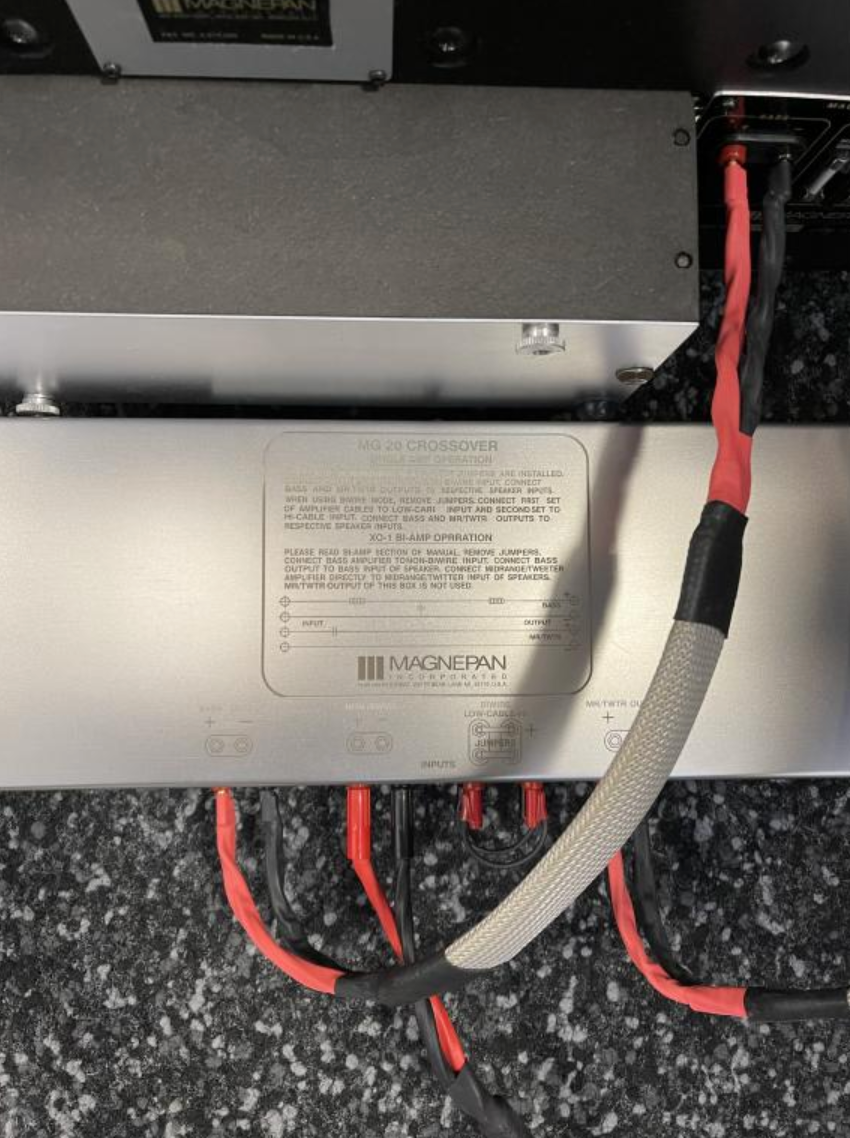 Magnepan / Magneplanar MG20 High-End Lautsprecher mit externer Frequenzweiche
