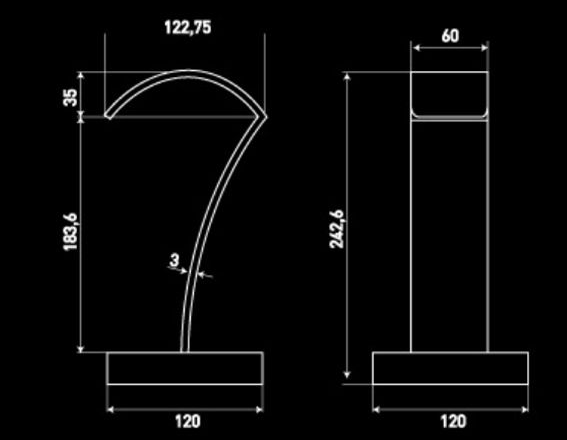Focal Display Edelstahl-Kopfhörerständer