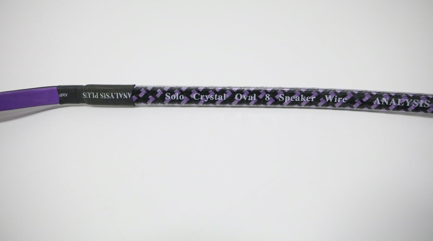 Analysis Plus Solo Crystal Oval 8 High-End Lautsprecherkabel