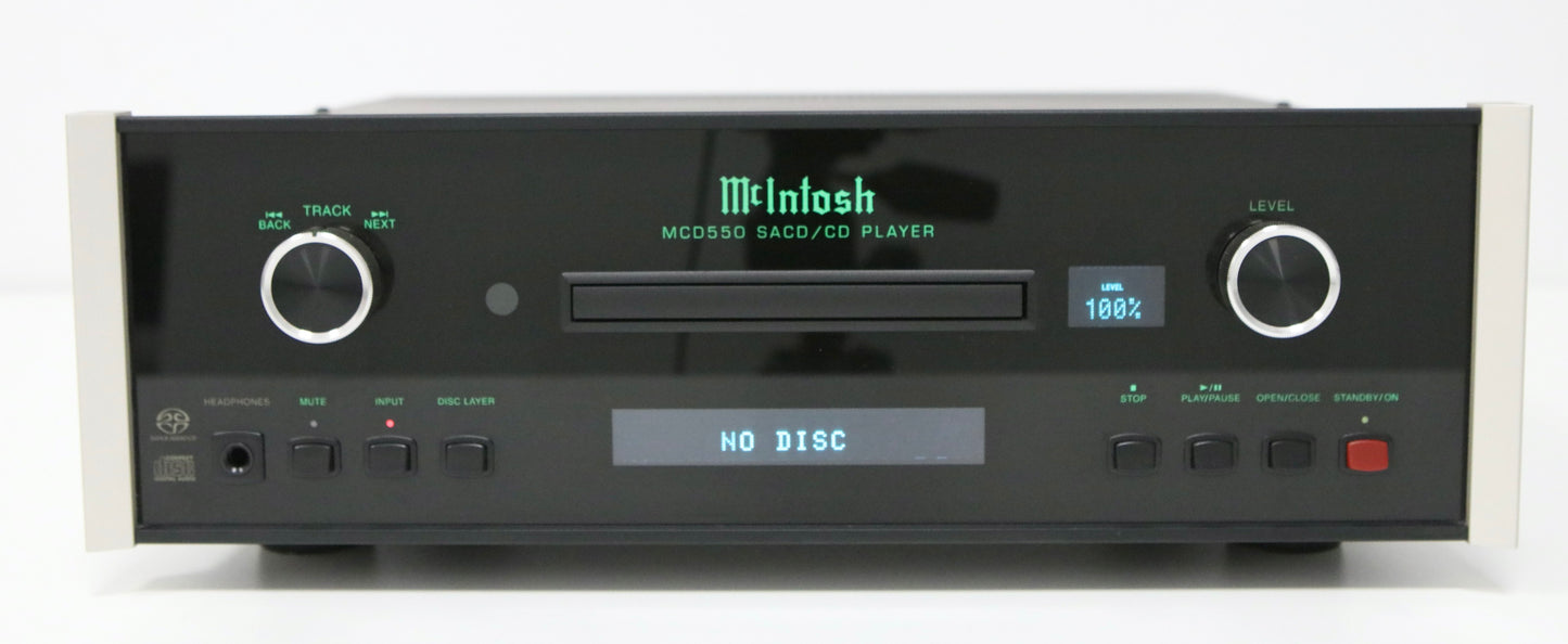 McIntosh MCD550 AC High-End SACD/CD Player