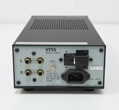 Stax SRM-1 High-End Kopfhörerverstärker mit Kopfhörer