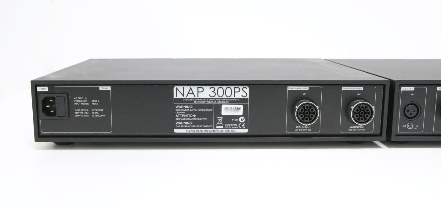 Naim Audio NAP 300 DR Endstufe mit NAP 300 PS Netzteil