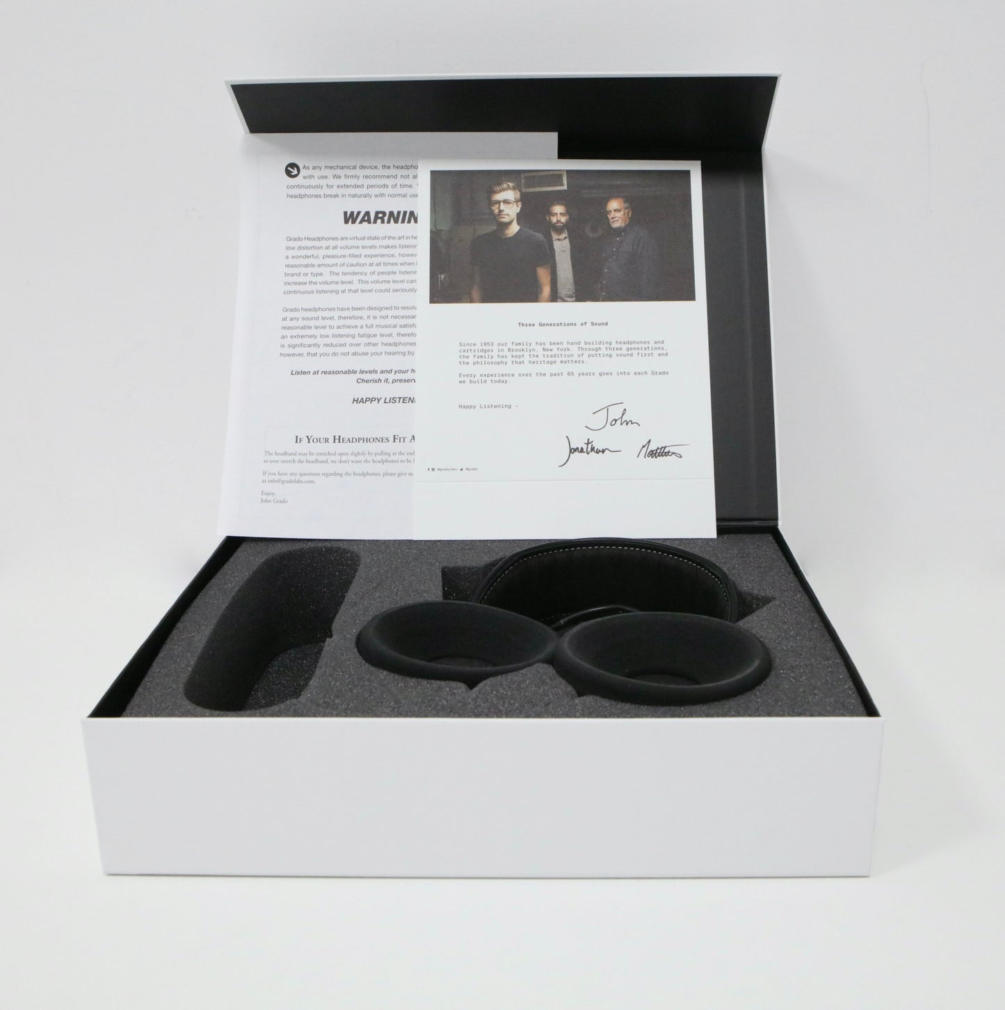 Grado The White Headphone Limited Edition Kopfhörer