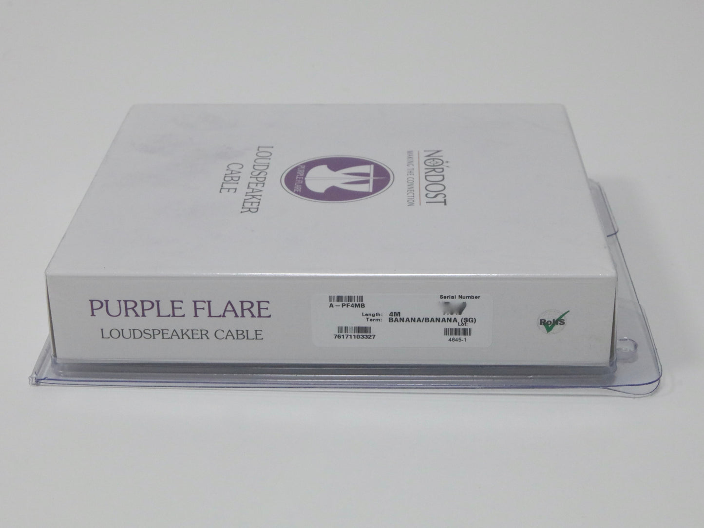 Nordost Purple Flare Banana 2x4m Lautsprecherkabel
