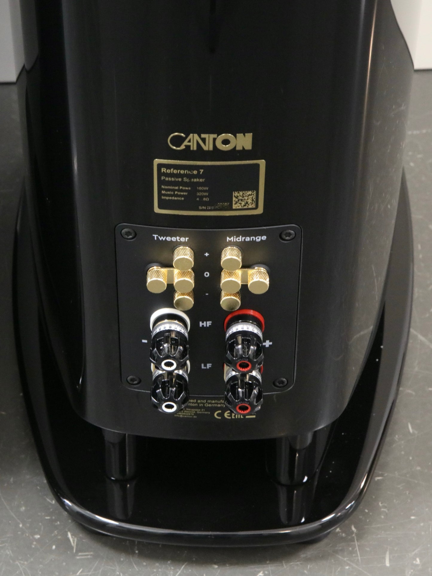 Canton Reference 7 schwarz High-End Standlautsprecher