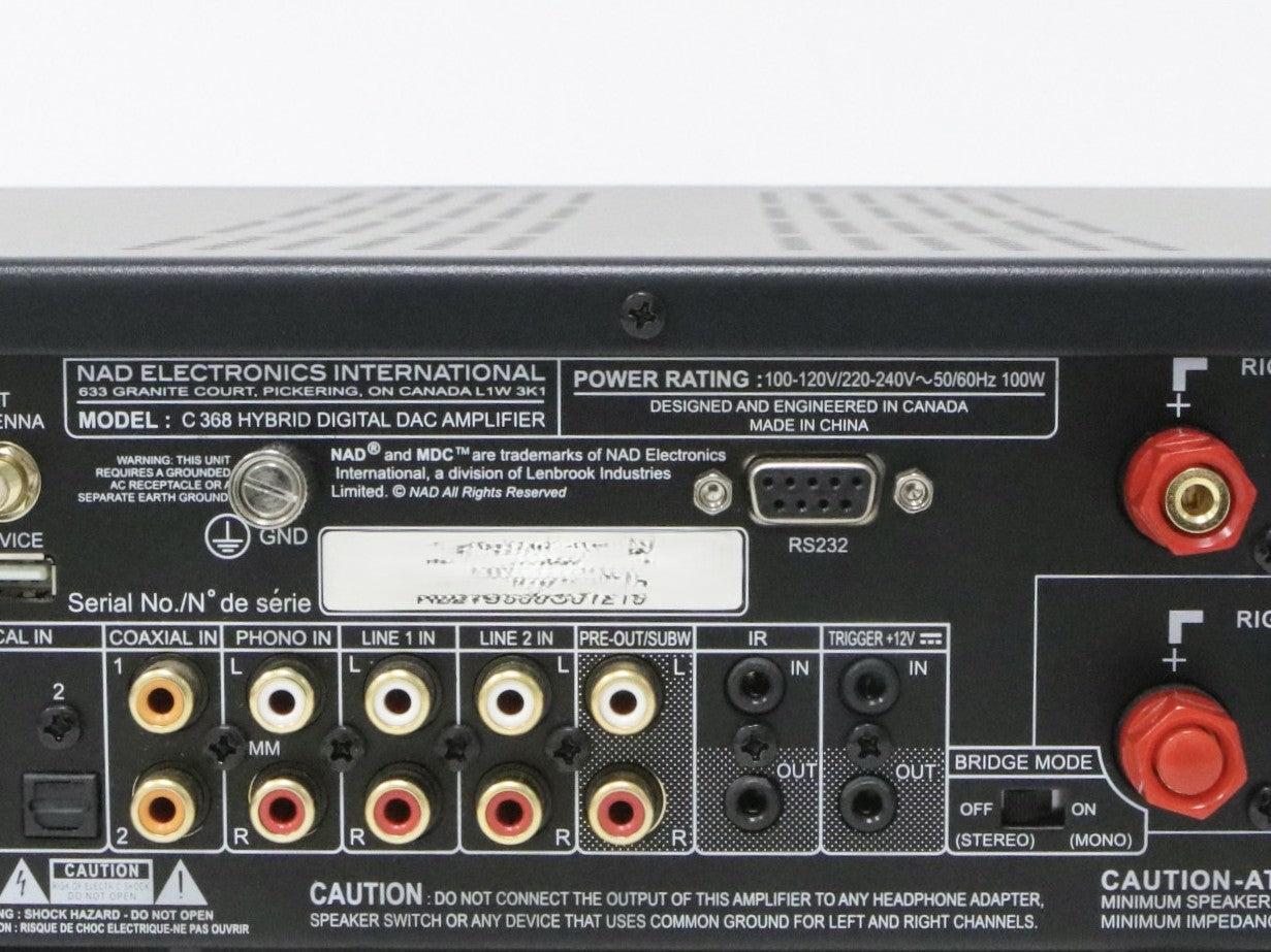NAD C368 Vollverstärker