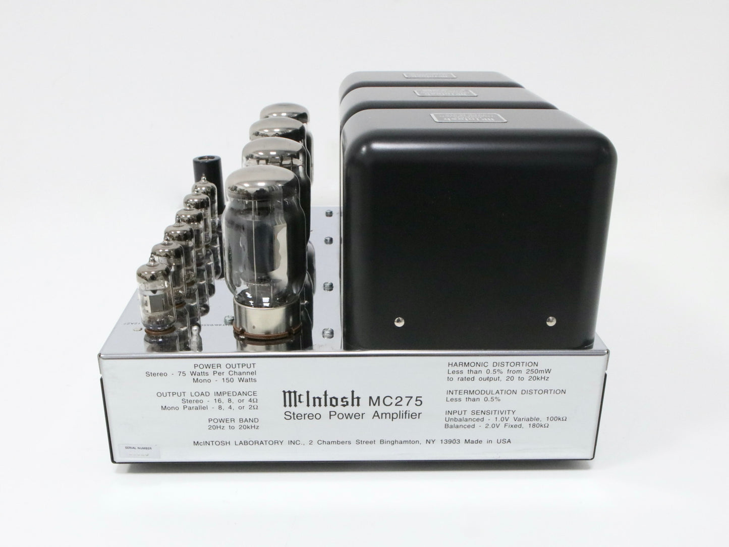 McIntosh MC275 Commemorative Edition J. Gow