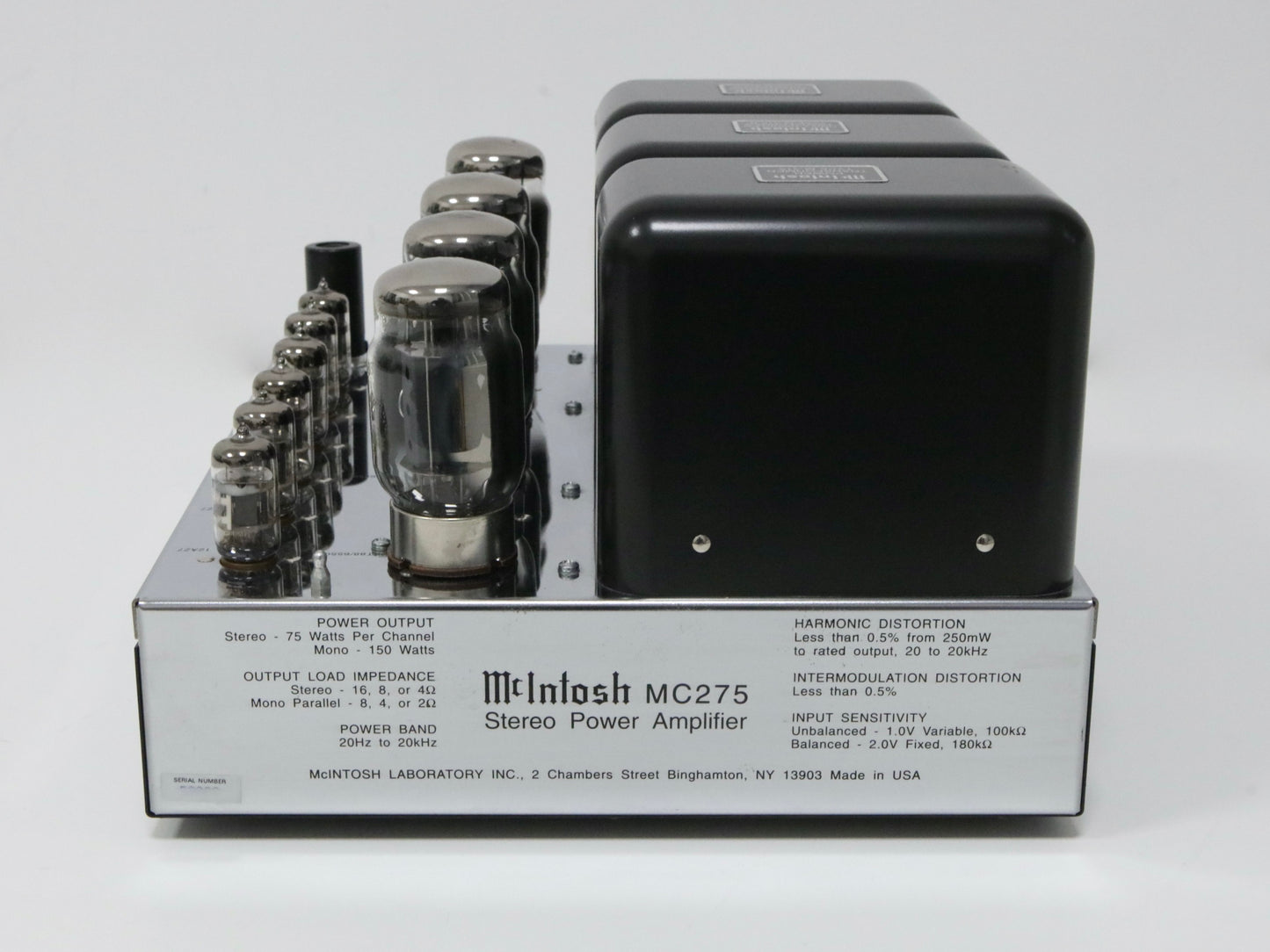 McIntosh MC275 Commemorative Edition J. Gow