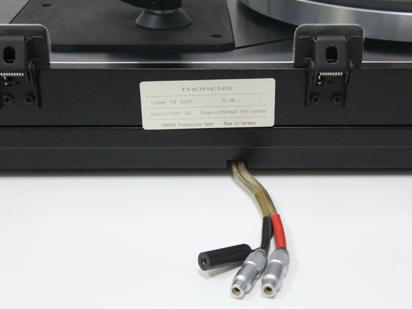 Thorens TD 520 mit Benz MC20E2 Retro High-End Plattenspieler