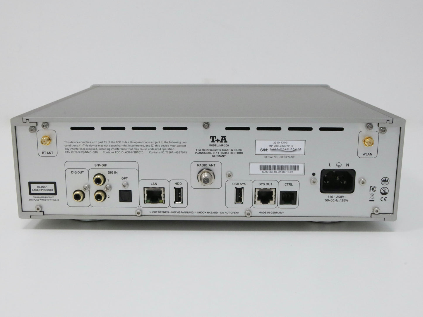 T+A MP 200 V1.0 High-End Multi Source Player
