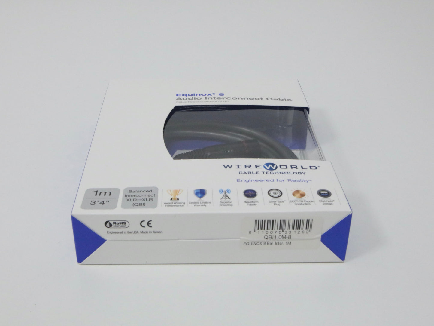 Wireworld Equinox 8 XLR Kabel 2x1,0m