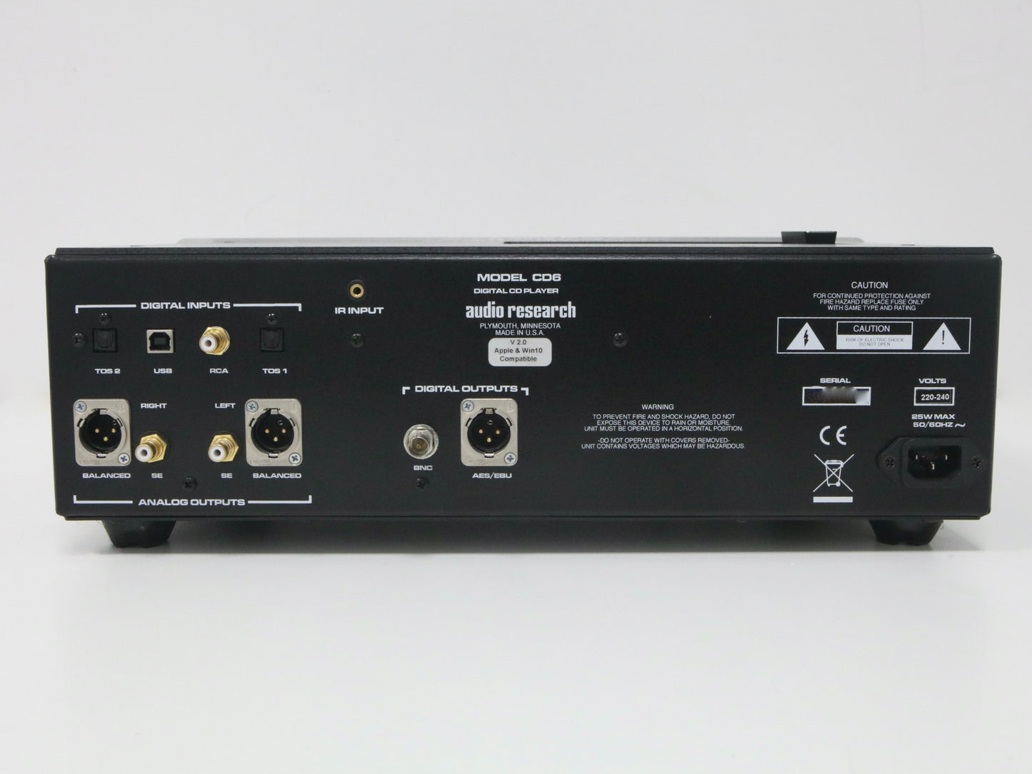 Audio Research CD6 V 2.0 High-End CD-Player