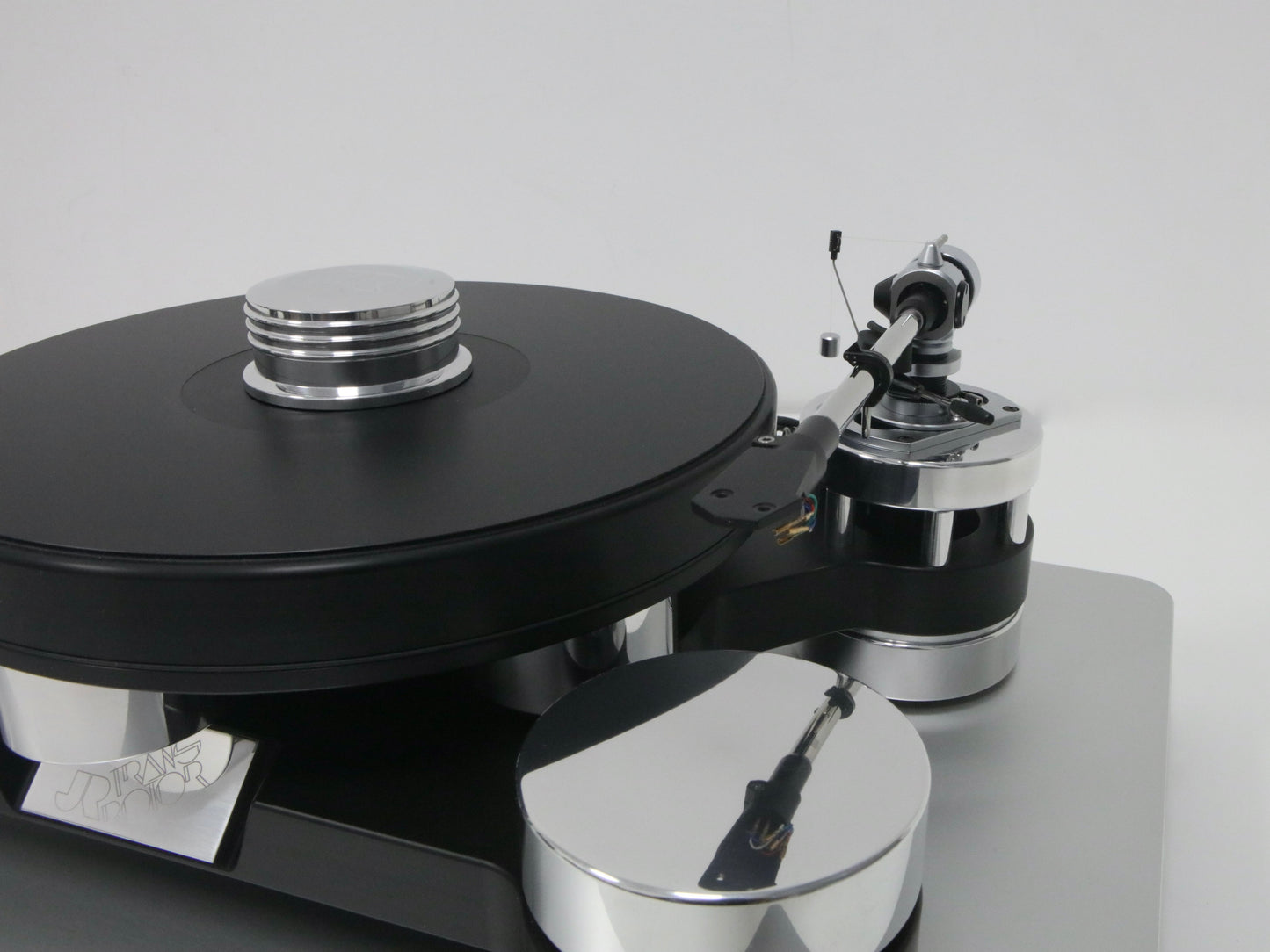 Transrotor Dark Star Silver Shadow mit SME Basis und M2-9 Tonarm
