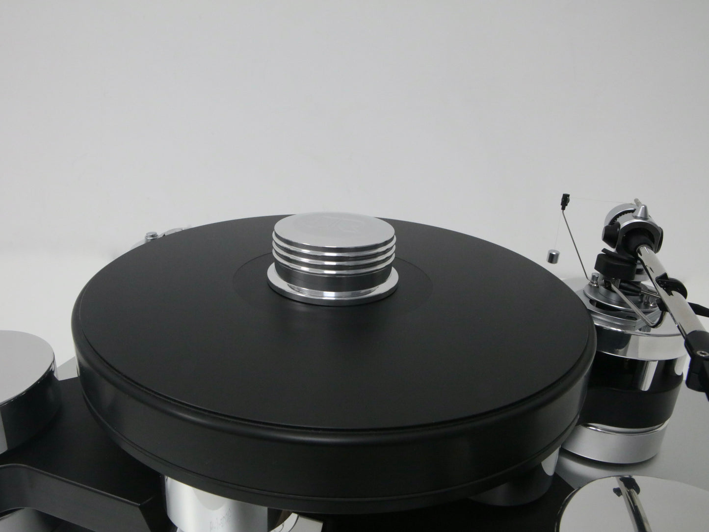 Transrotor Dark Star Silver Shadow mit SME Basis und M2-9 Tonarm