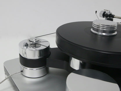 Transrotor Dark Star Silver Shadow mit SME Basis und M2-9 Tonarm