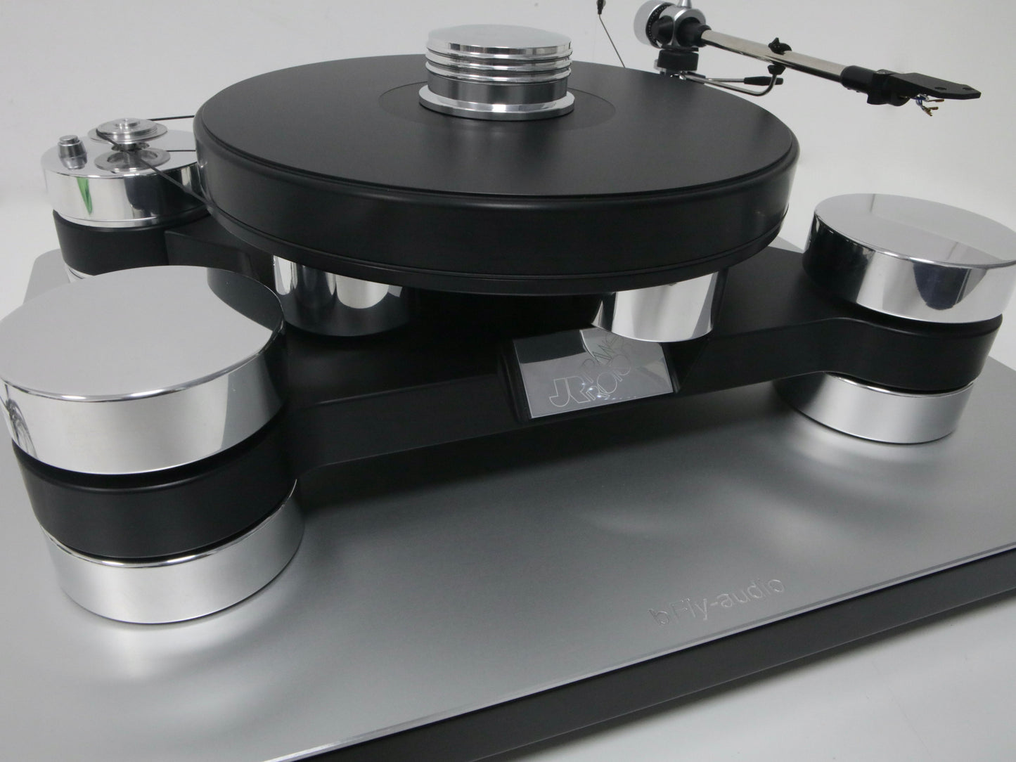 Transrotor Dark Star Silver Shadow mit SME Basis und M2-9 Tonarm