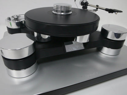 Transrotor Dark Star Silver Shadow mit SME Basis und M2-9 Tonarm
