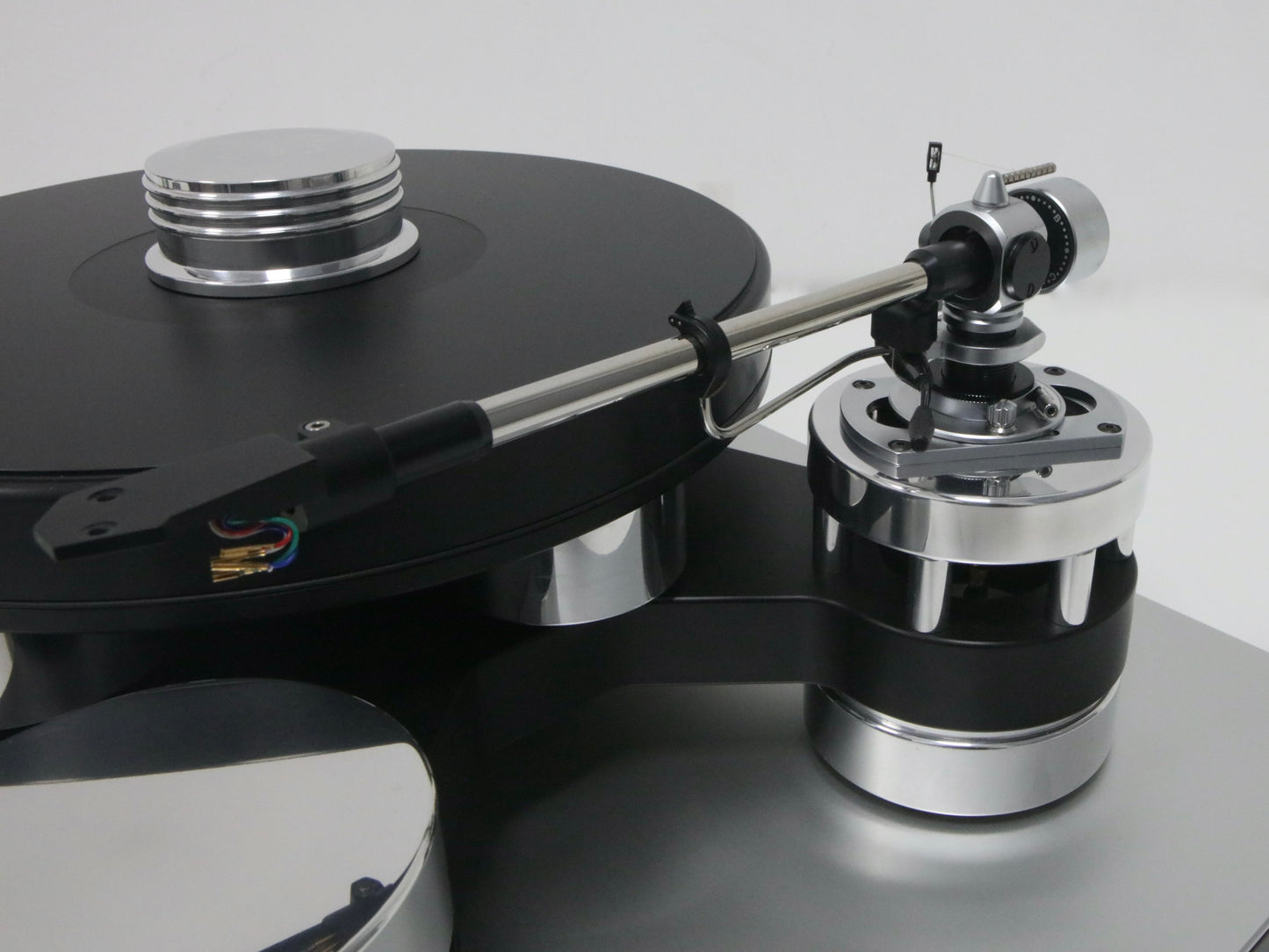 Transrotor Dark Star Silver Shadow mit SME Basis und M2-9 Tonarm