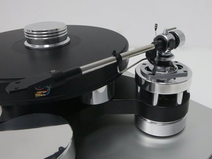 Transrotor Dark Star Silver Shadow mit SME Basis und M2-9 Tonarm