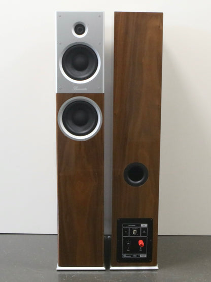 Burmester B18 nussbaum High-End Standlautsprecher