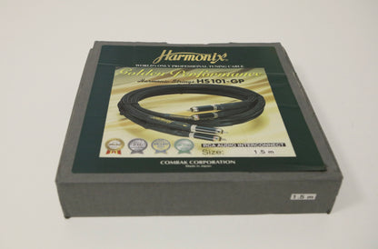 Harmonix HS 101-GP Golden Perfomance RCA Interconnect 2x 1,5m