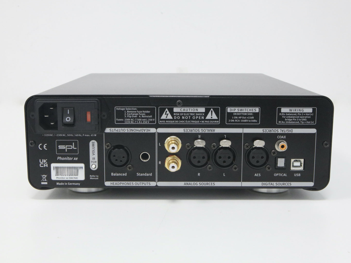 SPL Phonitor xe mit DAC (768) Kopfhörerverstärker