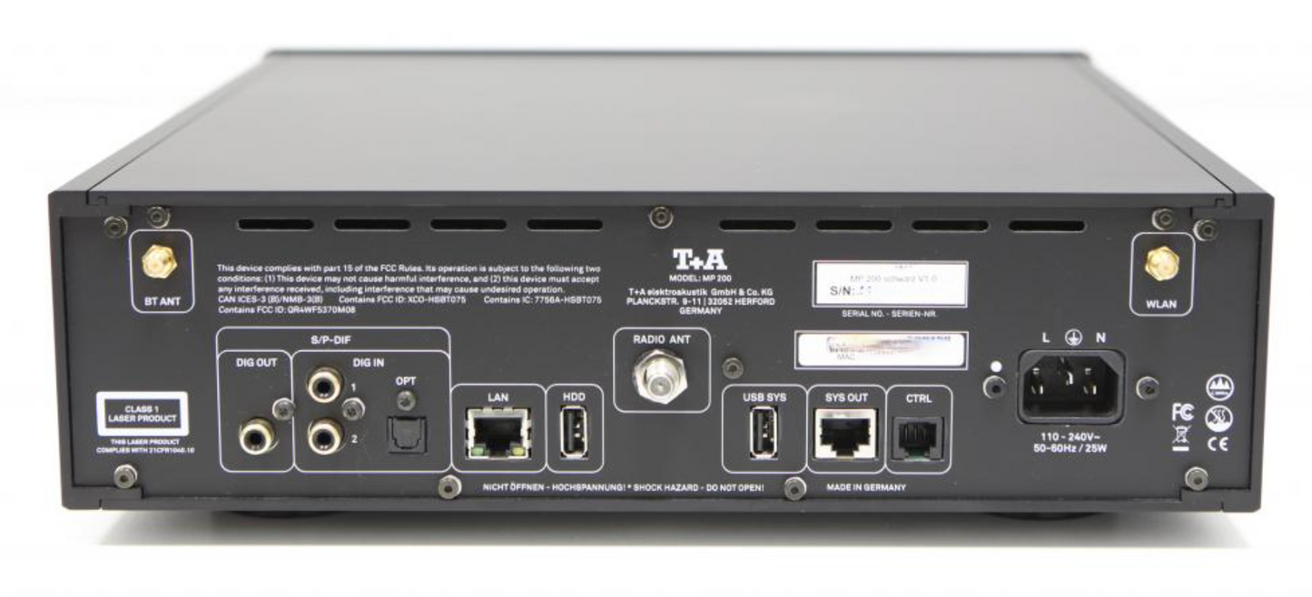 T+A MP 200 High-End Multi-Source-Player Streamer